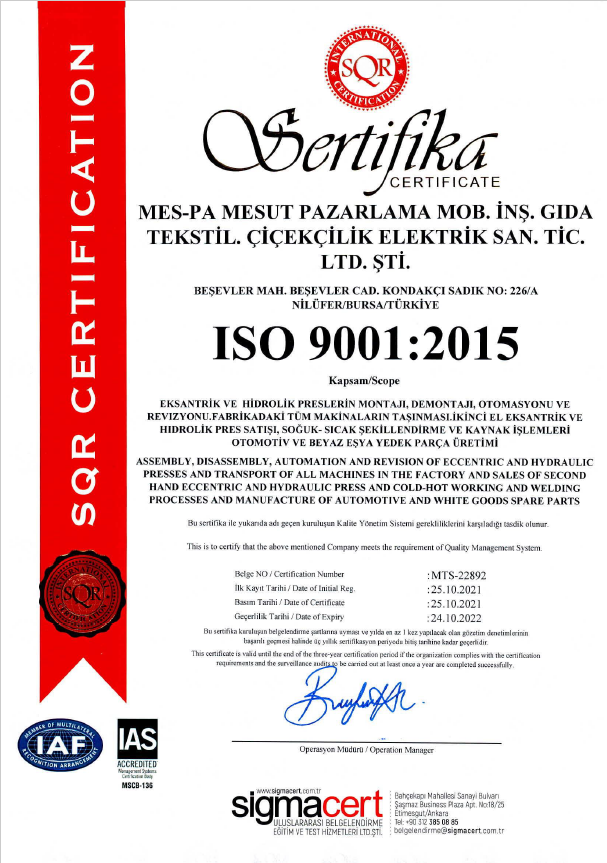 ISO 9001:2015
